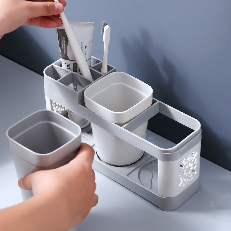 Creative Toothbrush Holder Set for Home Use