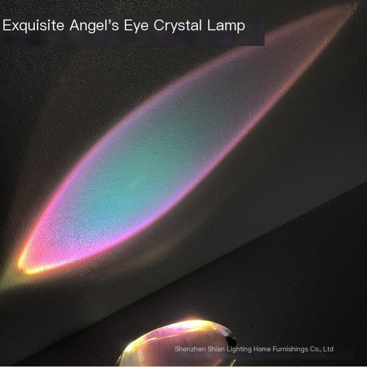 Beautiful Angel Eye Crystal Projection Lamp Decor