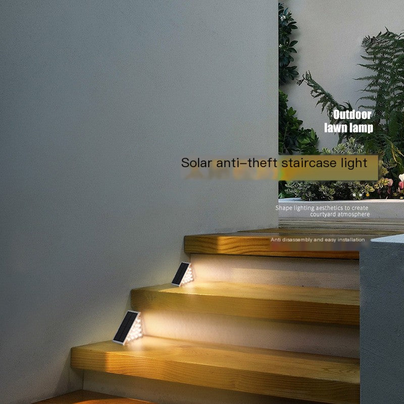 Solar Outdoor Stair Lights - Gray Waterproof Atmosphere Lamp