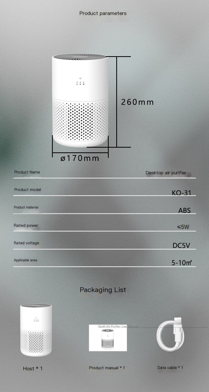 PureAir™ Home Air Purifier for Baby and Family (One Unit)