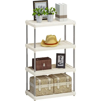 1pc Plastic Storage Rack for Kitchen and Living Room