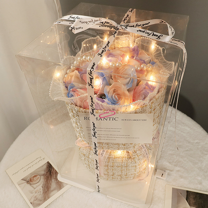 Elegant Soap Flower Bouquet