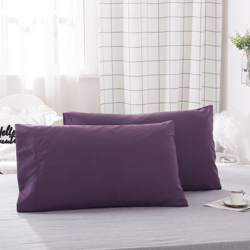Vio Bedding Set - Solid Color Pillowcase Collection