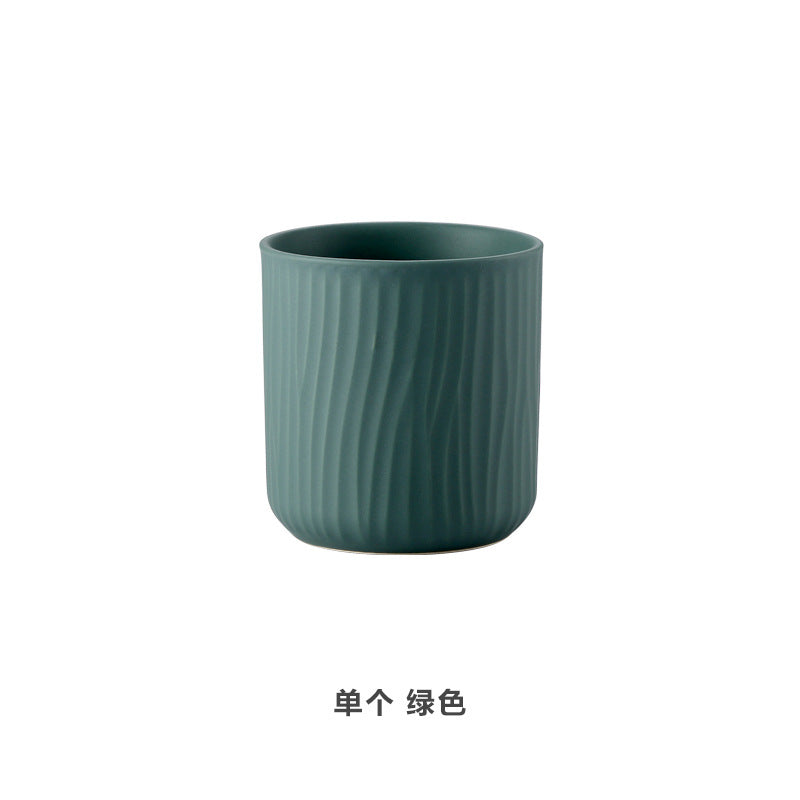 Ceramic Toothbrush Holder Set for Home and Hotels