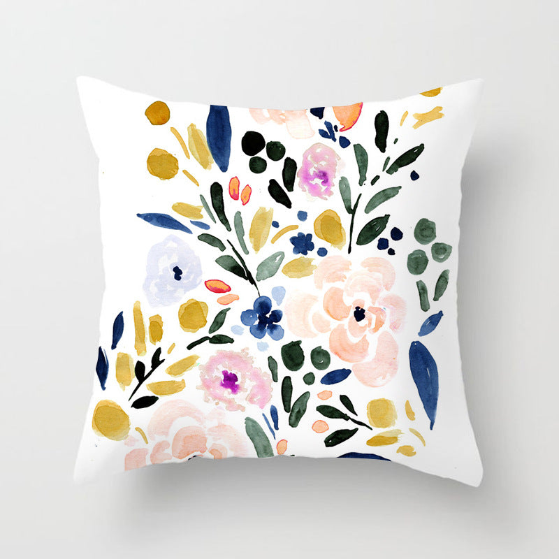 Fashionable Floral Pillowcase for Home and Office