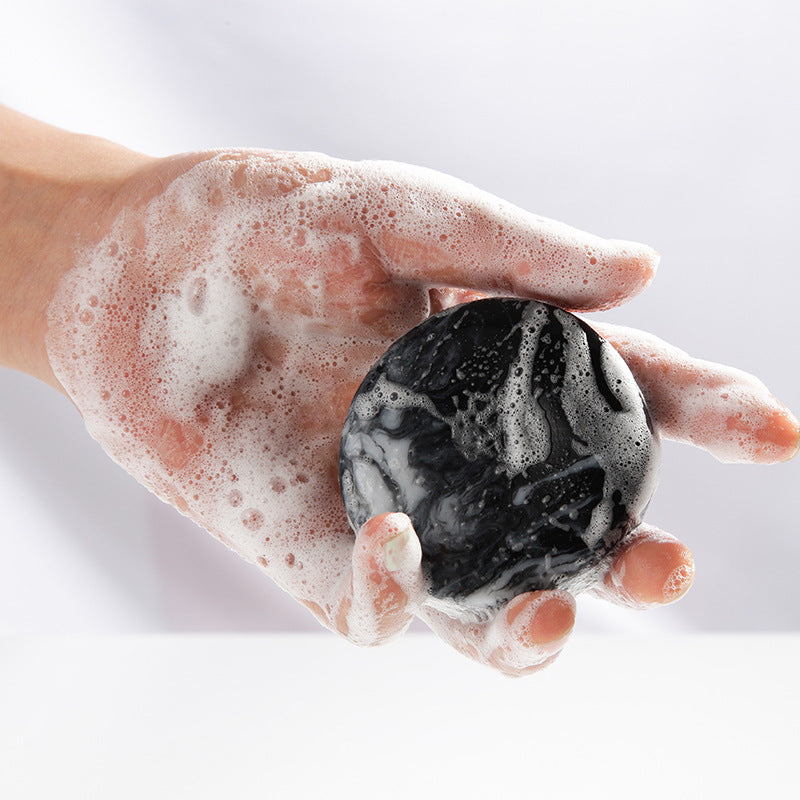 Volcanic Mud Soap - Handmade Soap with Belly Button Patch