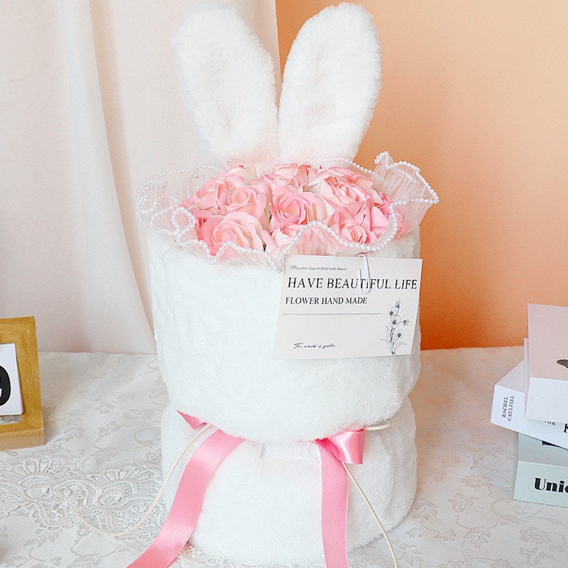 Elegant Soap Flower Bouquet