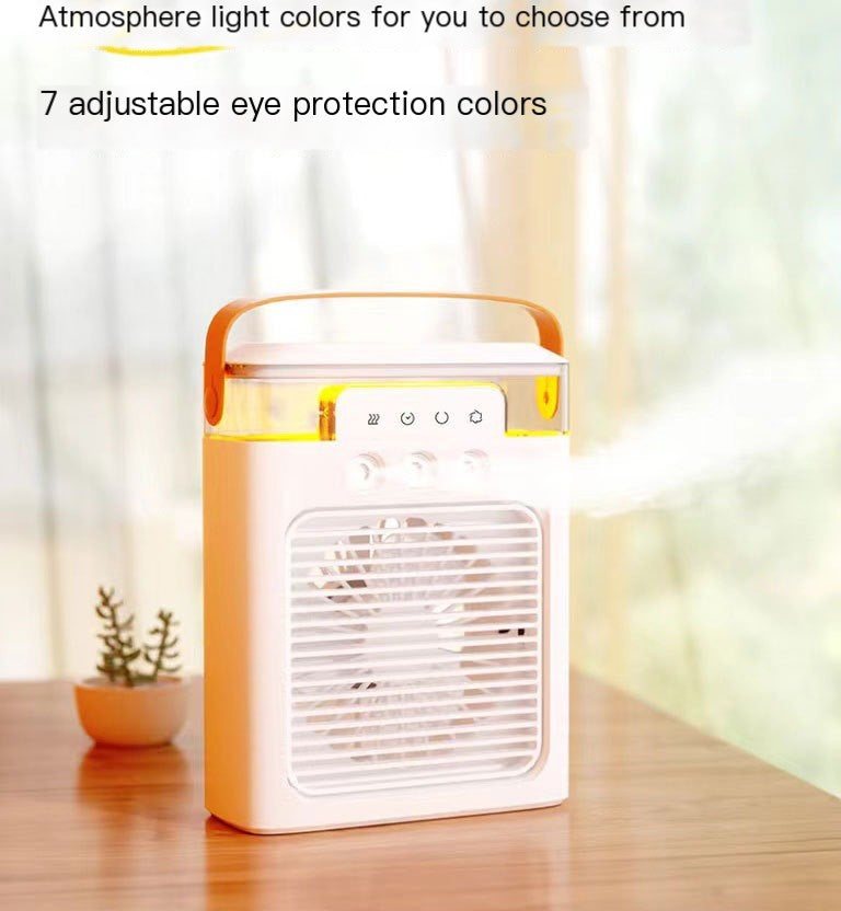 New 3-Hole USB Mist Fan with Night Light (Mini)