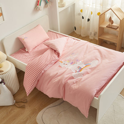 Cotton Embroidered Children's Bedding Set (6 Pieces)