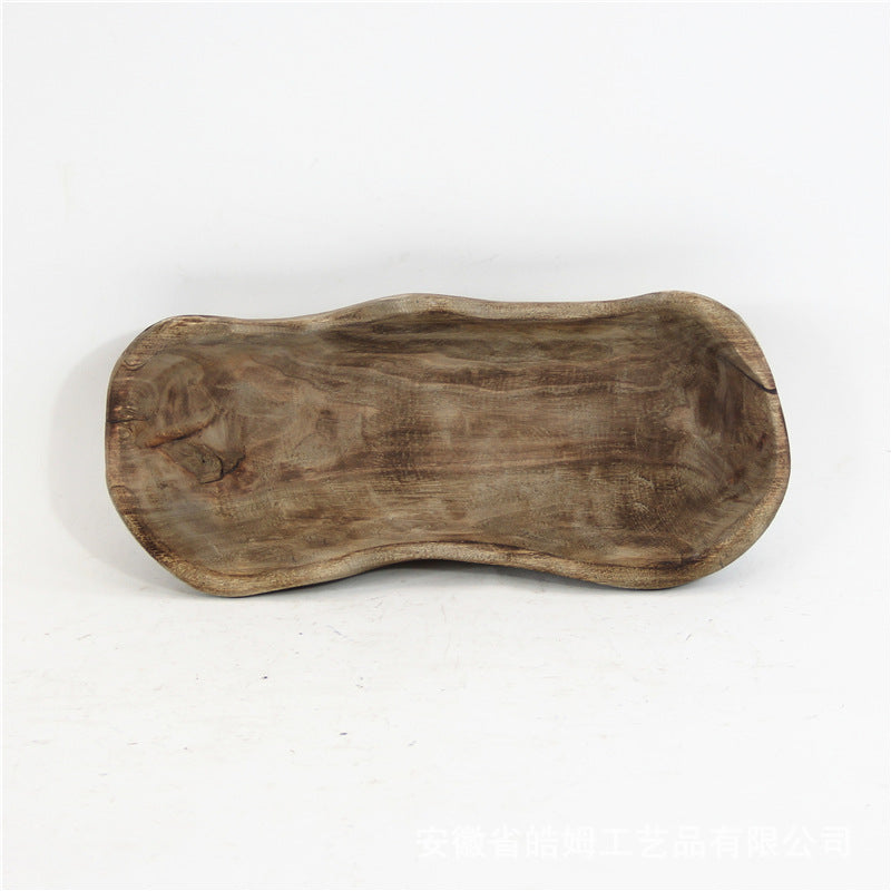 Wooden Fruit Tray for Desktop Home Decoration
