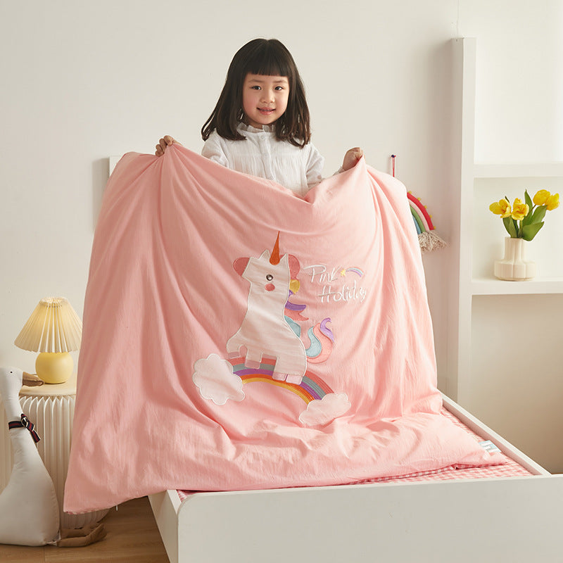 Cotton Embroidered Children's Bedding Set (6 Pieces)