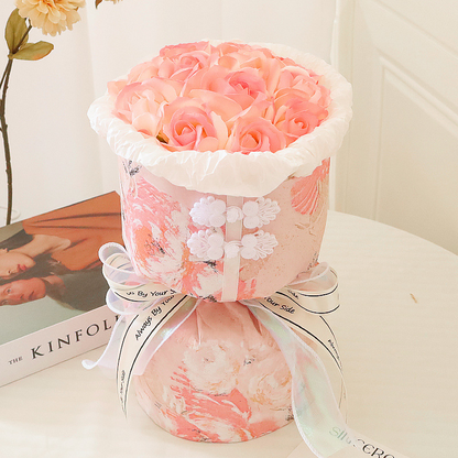 Elegant Soap Flower Bouquet