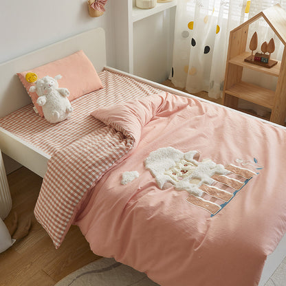 Cotton Embroidered Children's Bedding Set (6 Pieces)