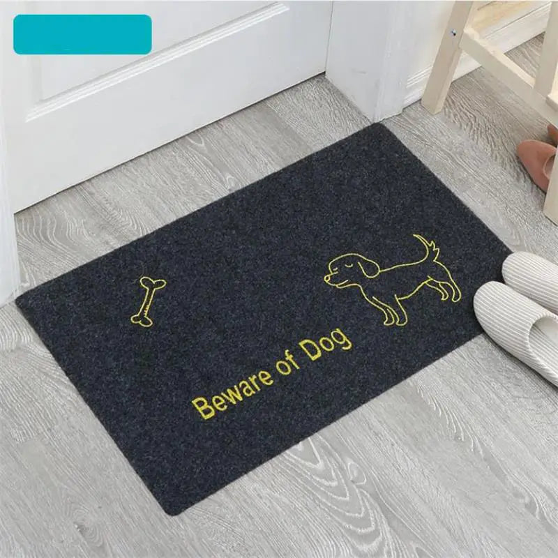 Cartoon Animal Kitchen and Bath Rug, Washable