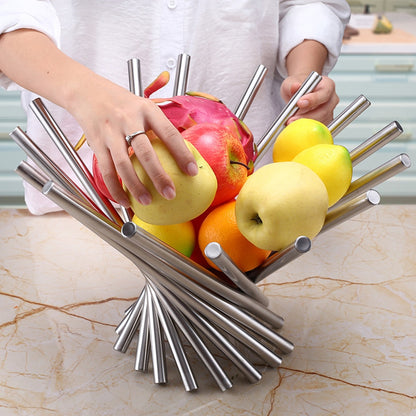 Creative Da Vinci Rotating Fruit Basket for Living Room