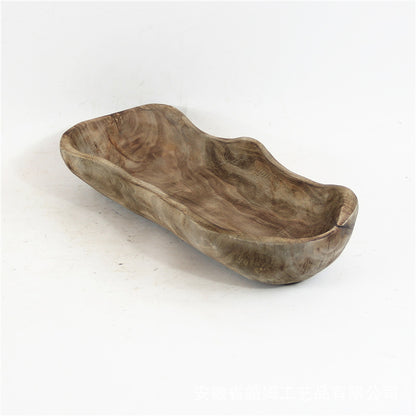 Wooden Fruit Tray for Desktop Home Decoration