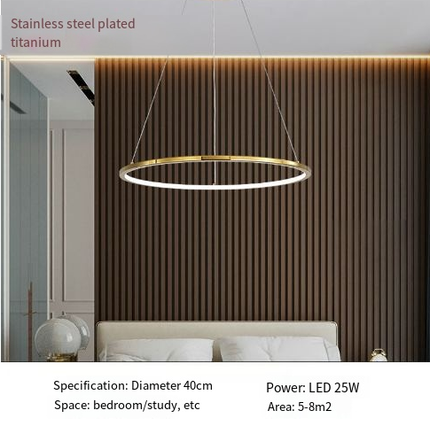 LED Spiral Chandelier with Multiple Rings (One Set)