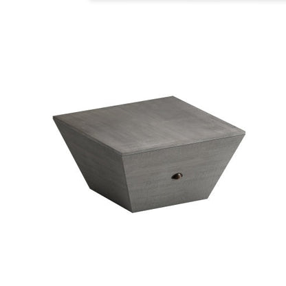 33.46 Exquisite Ladder-Shaped Coffee Table For Office, Dining Room And Living Room,Gray