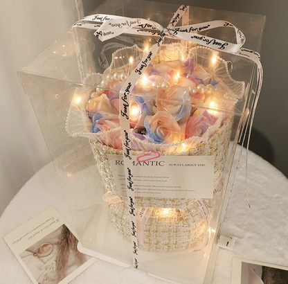 Gift Heart Soap Flower Carnation Rose