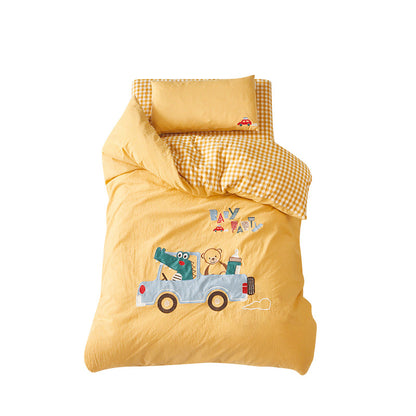 Cotton Embroidered Children's Bedding Set (6 Pieces)