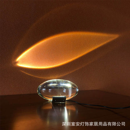 Beautiful Angel Eye Crystal Projection Lamp Decor