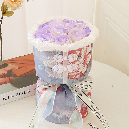 Elegant Soap Flower Bouquet