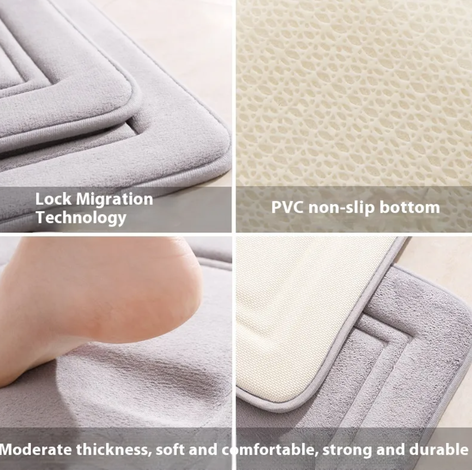 Non-Slip Bathroom & Kitchen Entrance Mat