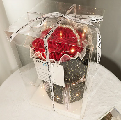 Gift Heart Soap Flower Carnation Rose