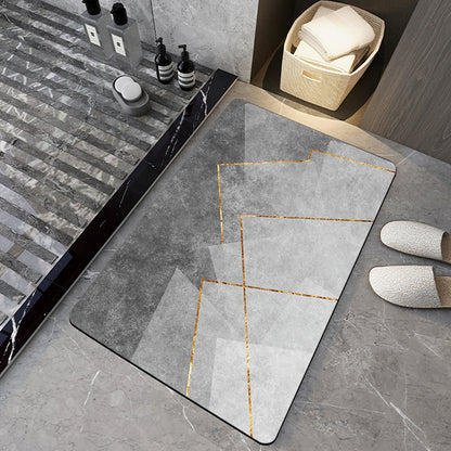Bathroom Silicone Diatomaceous Water Absorbent Mat
