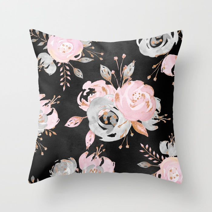 Fashionable Floral Pillowcase for Home and Office