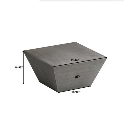 33.46 Exquisite Ladder-Shaped Coffee Table For Office, Dining Room And Living Room,Gray