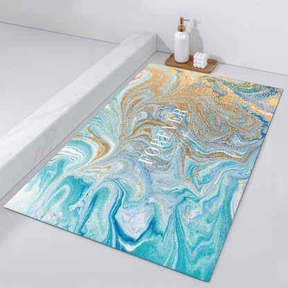 Bathroom Silicone Diatomaceous Water Absorbent Mat