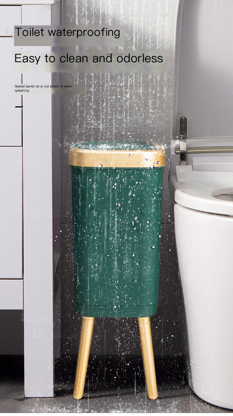 Nordic Style High Foot Trash Can for Home & Hotel