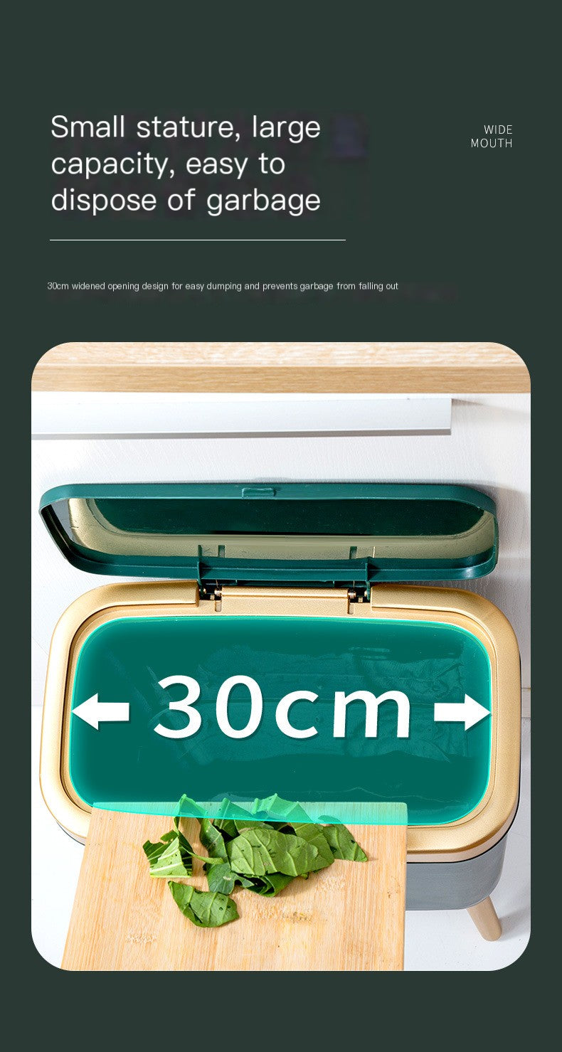 Nordic Style High Foot Trash Can for Home & Hotel