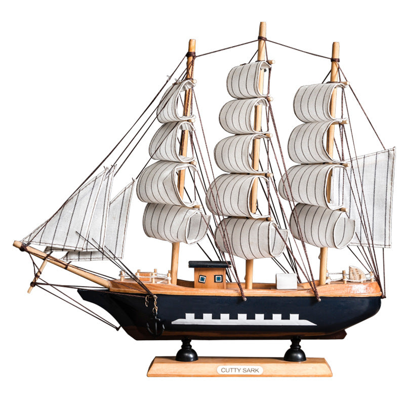 Sailboat Model Home Decor for Living Room Display