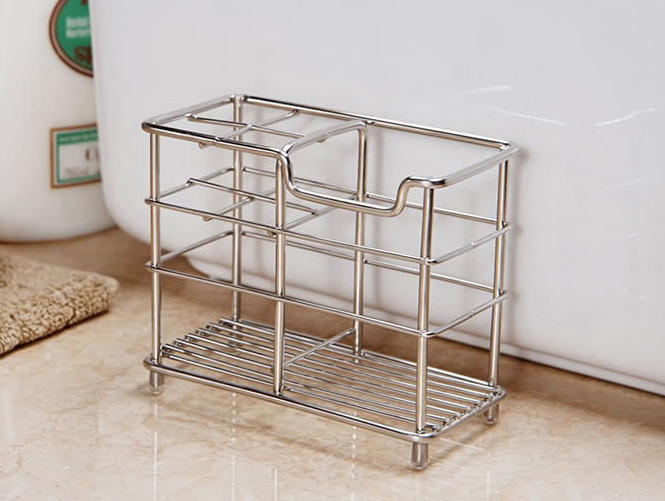 Stainless Steel Toothbrush Holder for Bathroom