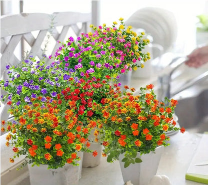 10pcs Realistic Artificial Flowers for Home Decoration