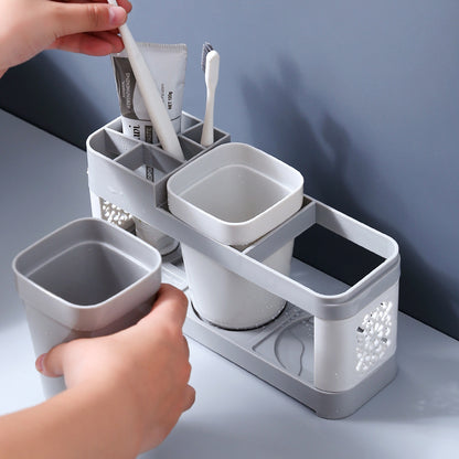 Creative Toothbrush Holder Set for Home Use