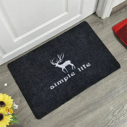 Cartoon Animal Kitchen and Bath Rug, Washable