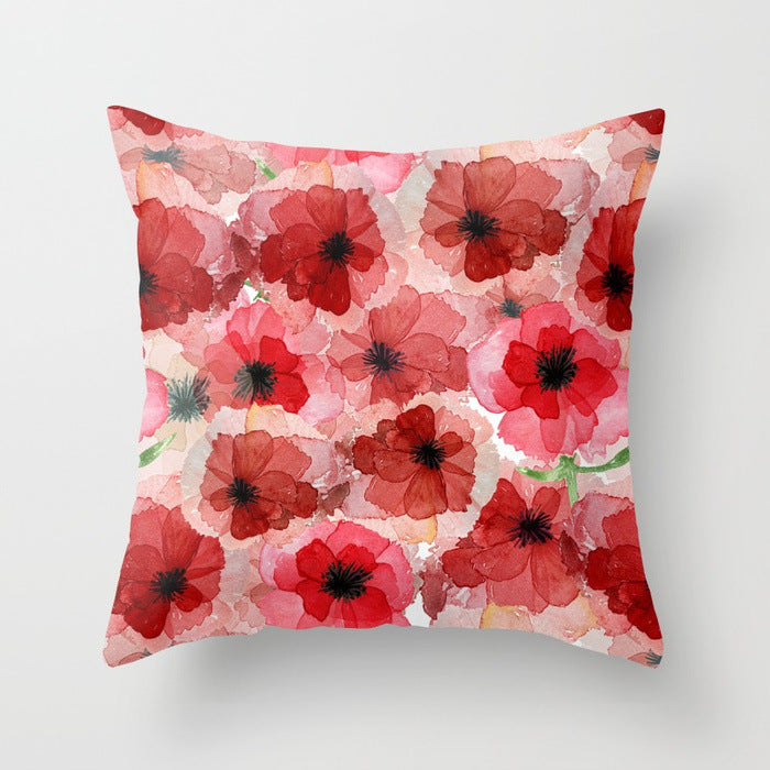 Fashionable Floral Pillowcase for Home and Office