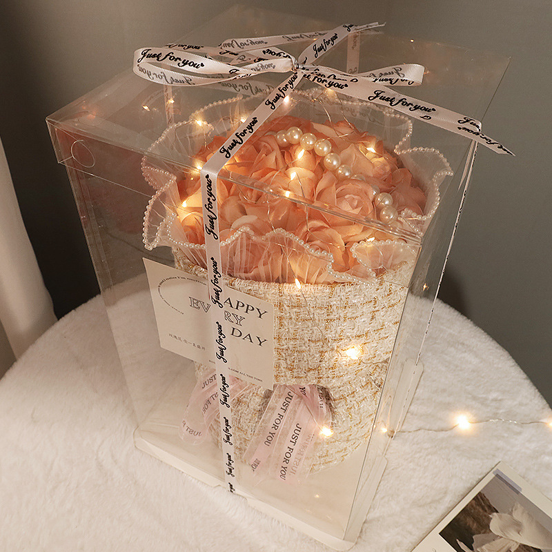 Elegant Soap Flower Bouquet