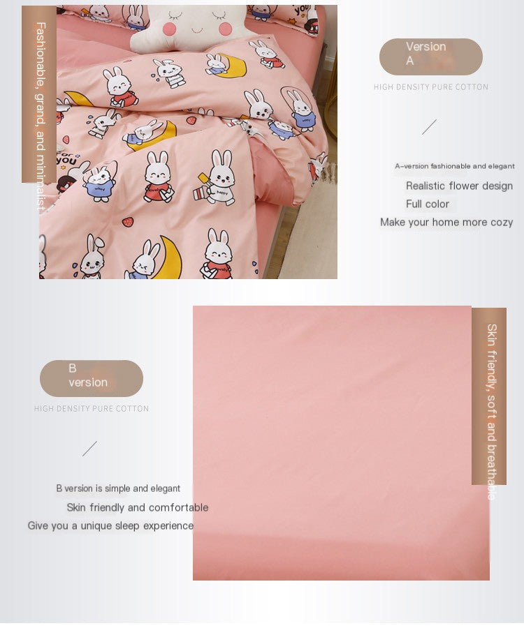 Pink Strawberry Bedding Set for Girls and Teens