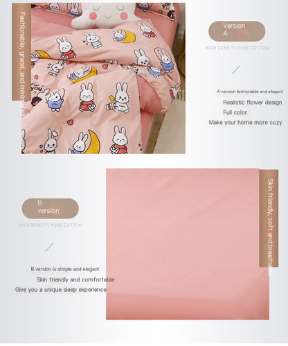 Pink Strawberry Bedding Set for Girls and Teens