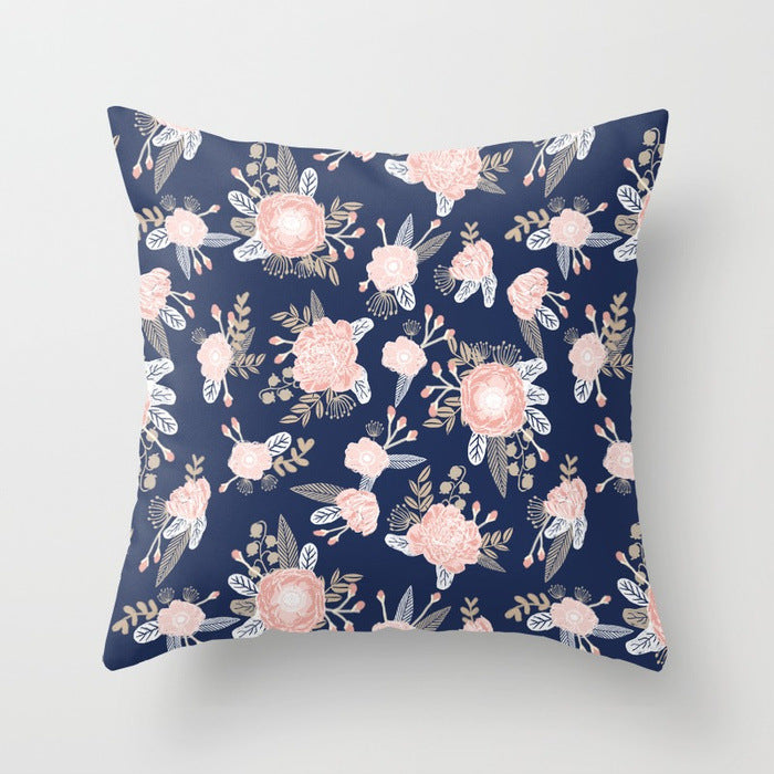 Fashionable Floral Pillowcase for Home and Office