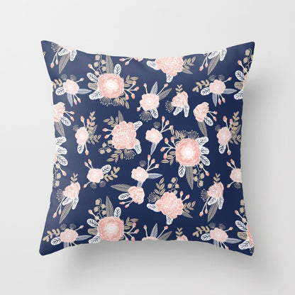 Fashionable Floral Pillowcase for Home and Office