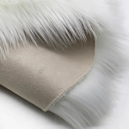1pc Soft Plush Shaggy Rug for Bedroom and Living Room