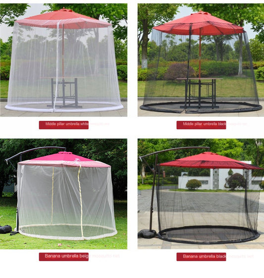 Outdoor Mosquito Net for Patio Umbrella - No Installation