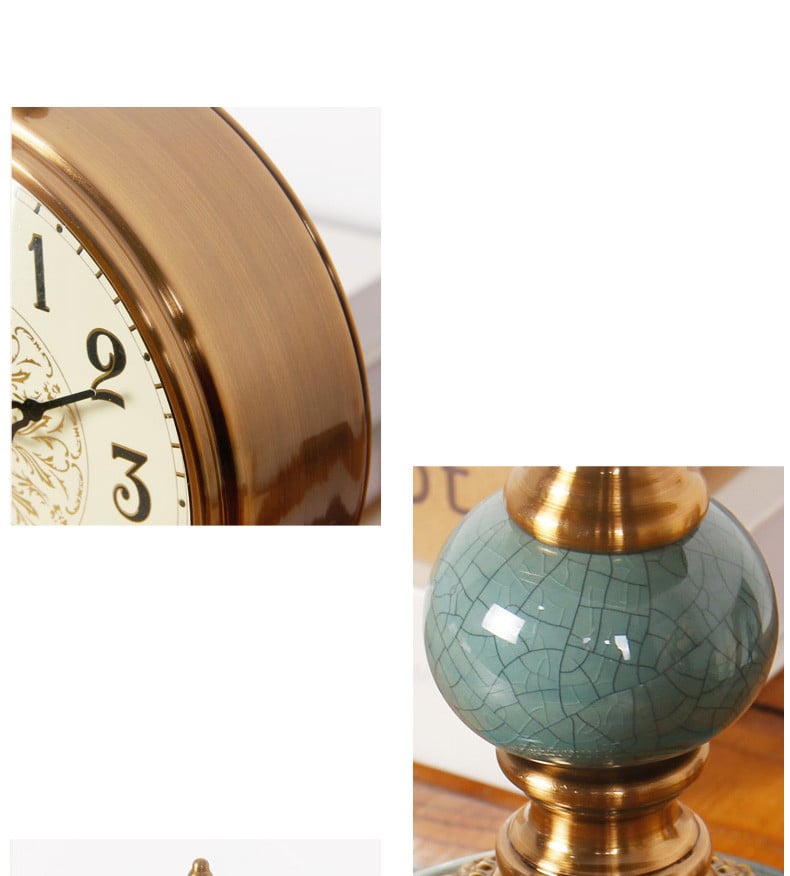 Retro Table Clock for Home Living Room Decoration