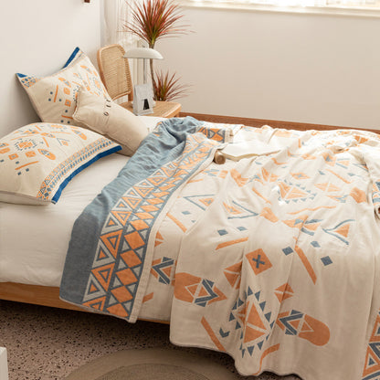 New Cotton Four-Layer Gauze Blanket for Summer Use