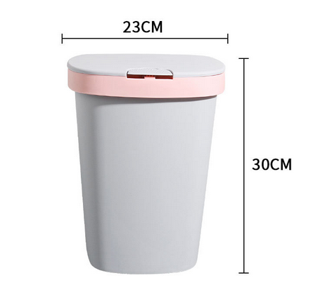 Automatic Flip Trash Bin for Kitchen & Bathroom